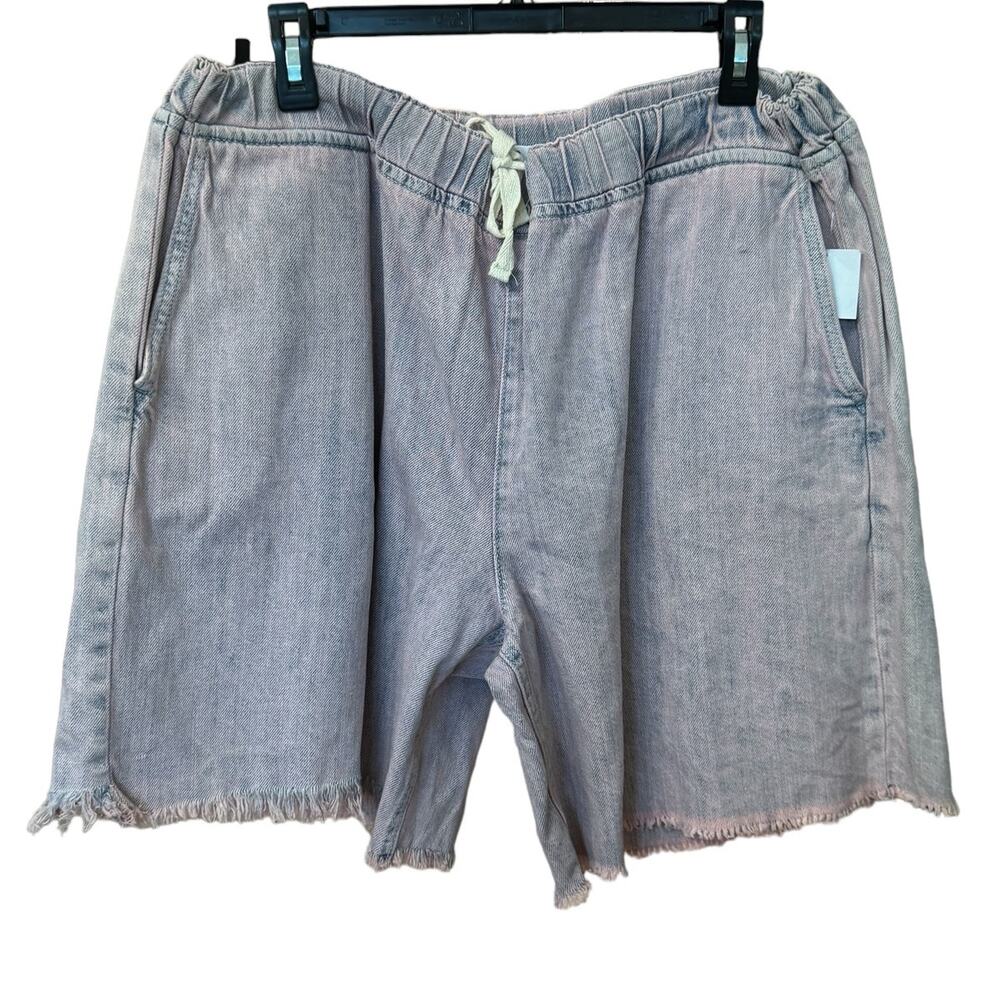 New BP.  Nordstrom 100% Cotton Overdye Long Denim Shorts Size XXL